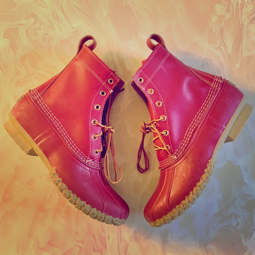 Limited Edition Red L.L. Bean Boots